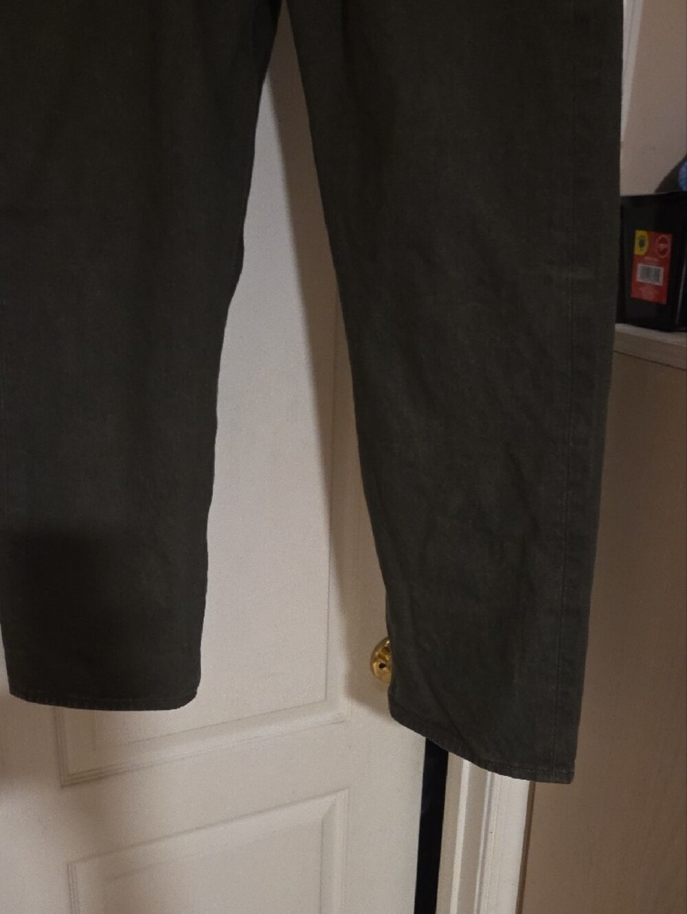 Levi's Olive Green Straight Leg Chinos - Picture 4 of 5